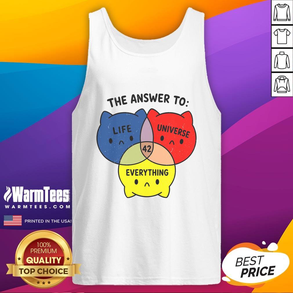 Official The Answer To Everything 42 T-Shirt - Image 4