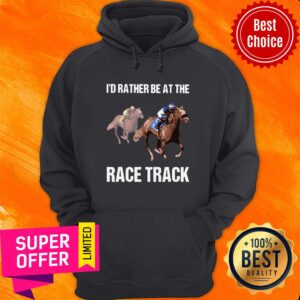 Alternative view of Awesome I'd Rather Be At The Race Track Shirt