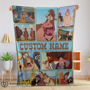 Cute Perfect Disney Home On The Range Poster Blanket Fleece Customized Blanket