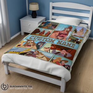 Alternative view of Cute Perfect Disney Home On The Range Poster Blanket Fleece Customized Blanket