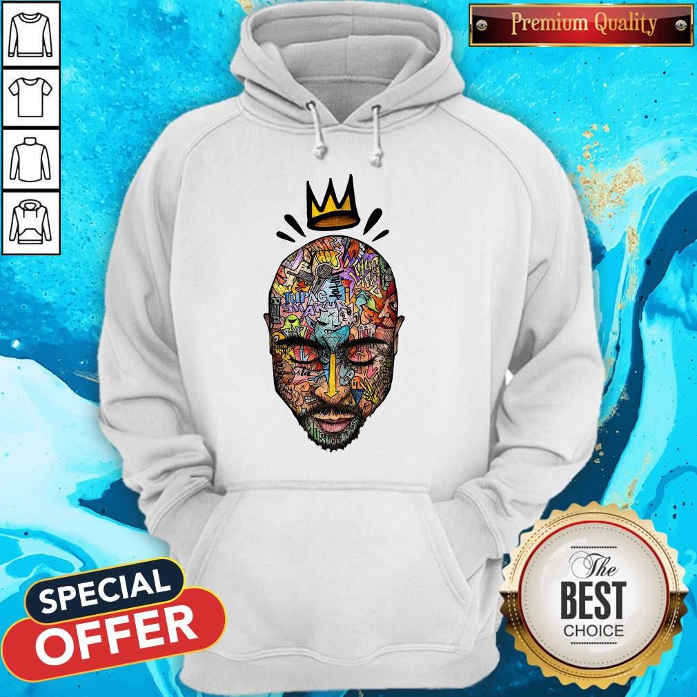 Funny Tupac Shakur Thug Life King Art Shirt - Image 3