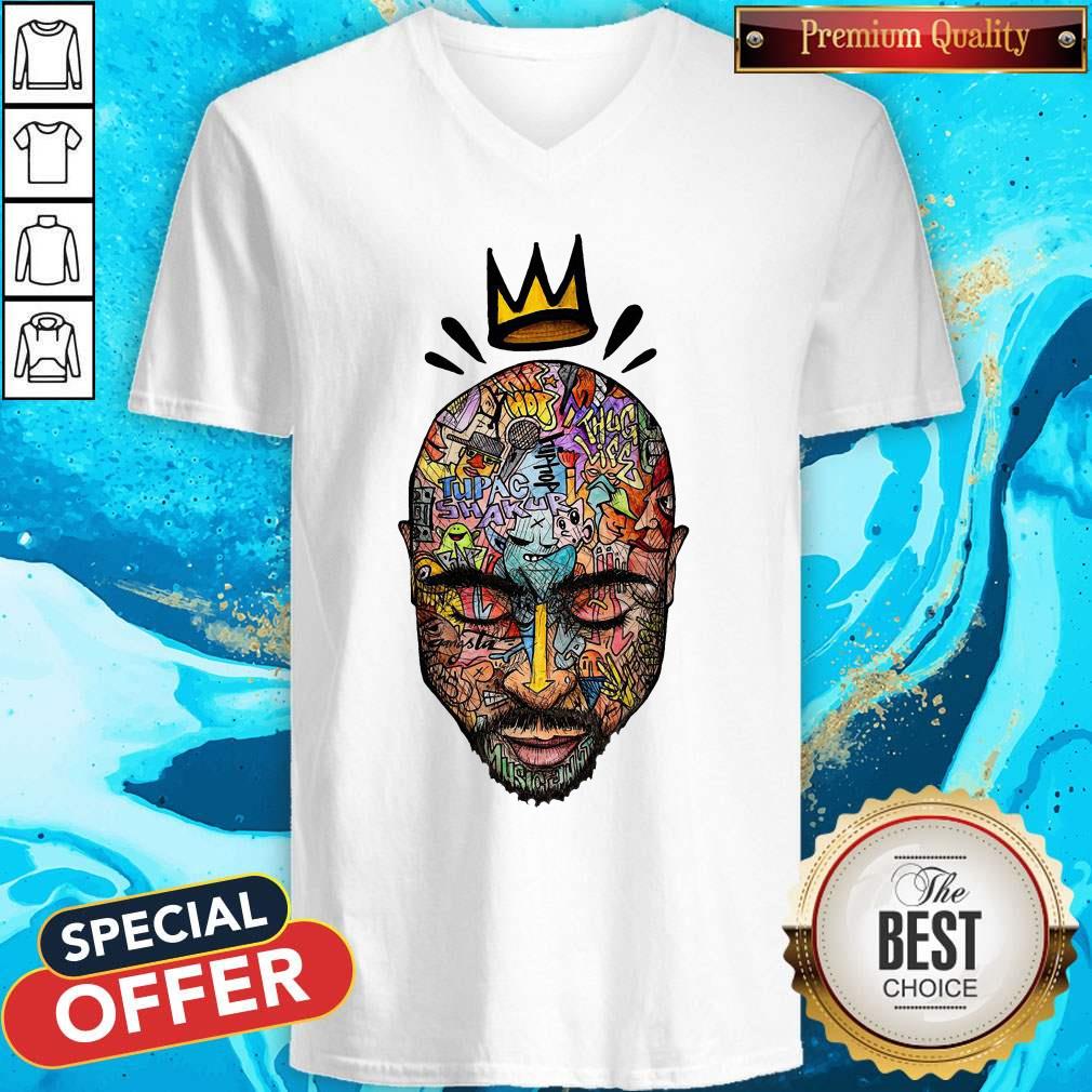 Funny Tupac Shakur Thug Life King Art Shirt - Image 4