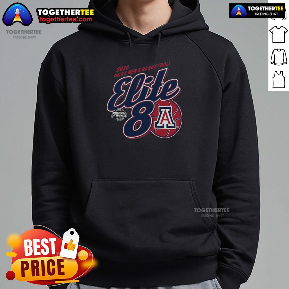 Good Arizona Wildcats Men's Basketball Elite 8 March Madness T-Shirt - Image 2