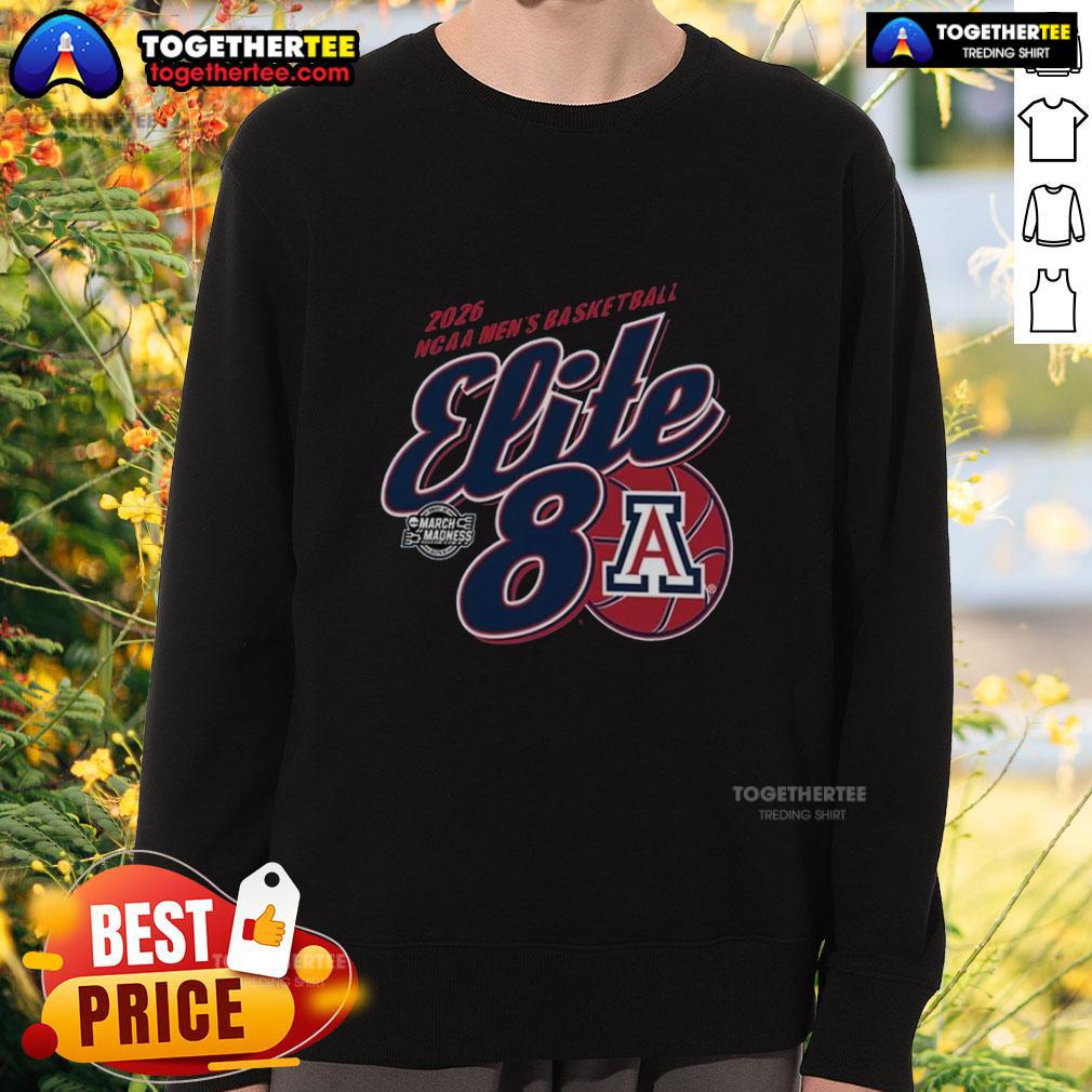 Good Arizona Wildcats Men's Basketball Elite 8 March Madness T-Shirt - Image 5