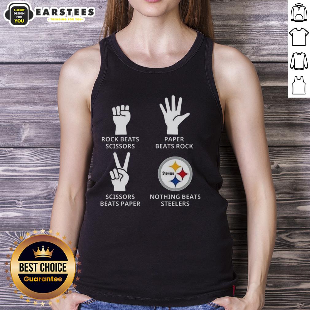 Official Nothing Beats Pittsburgh Steelers Football Logo T-Shirt - Image 4
