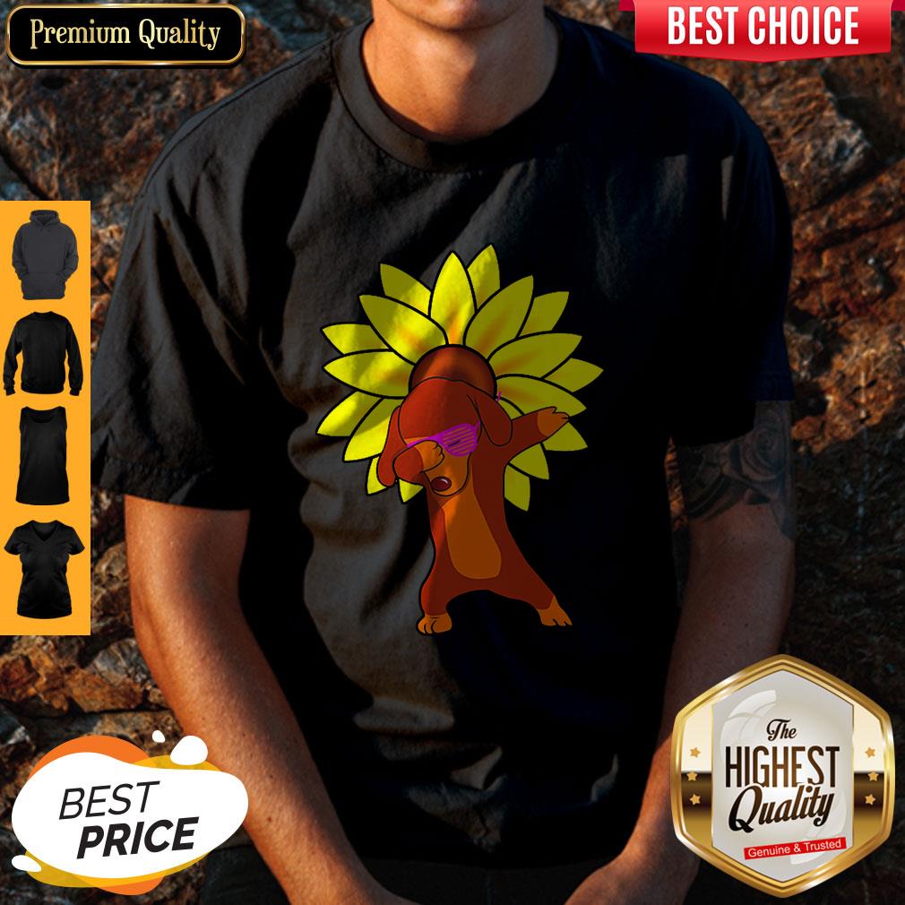 Awesome Dachshund Sun Flower Shirt
