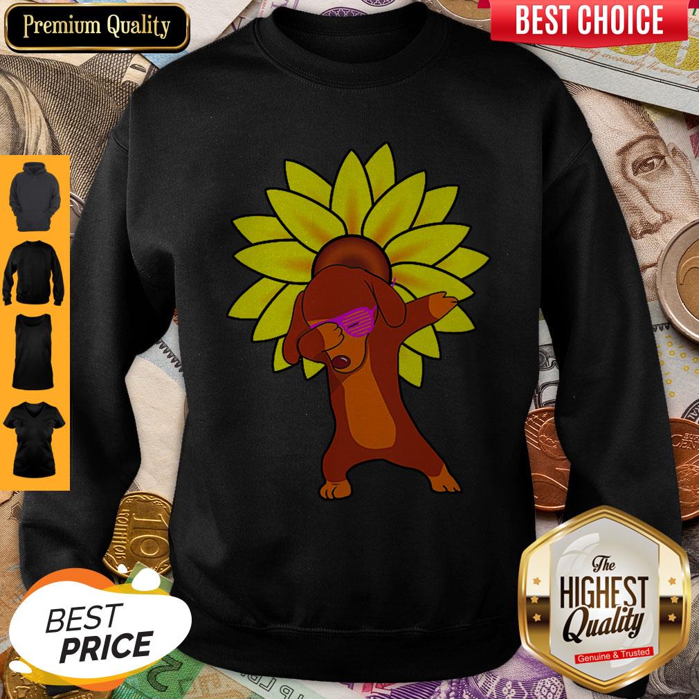 Awesome Dachshund Sun Flower Shirt - Image 5