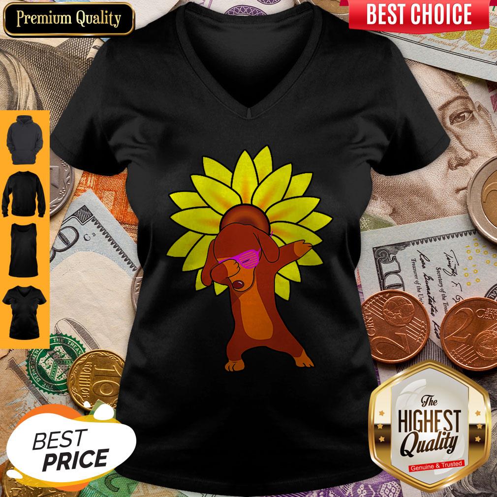 Awesome Dachshund Sun Flower Shirt - Image 3