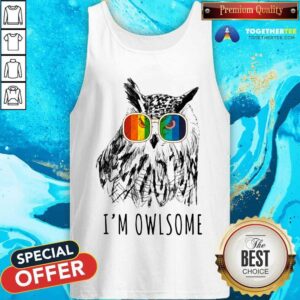 Alternative view of I Am Owlsome Owl With Color Glass Shirt