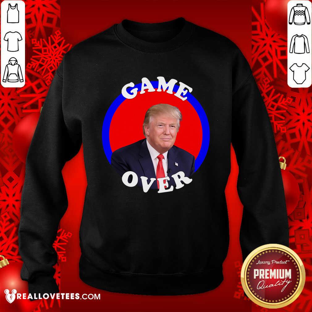 Hot Game Over Donald Trump President Election Shirt - Image 3