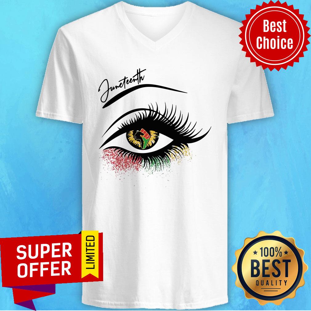 Nice Bright Eyes Juneteenth Is My Independence Day Shirt - Image 4