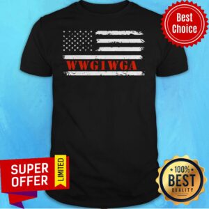 Nice WWG1WGA Maga Donald Trump Flag Shirt