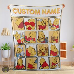 Good Disney Winnie-the-Pooh Cute Pooh Customize Blanket