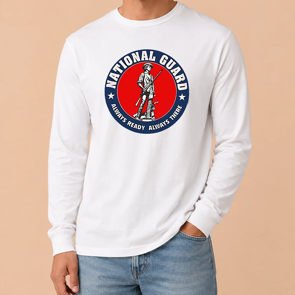 Hot Funny National Guard Always Ready Always There Shirt - Image 6
