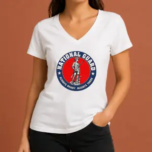 Alternative view of Hot Funny National Guard Always Ready Always There Shirt