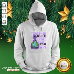 Alternative view of Luxury Together We Can Treat Fight And Win World Cancer Day Cancer Awareness Fight Against Cancer Shirt