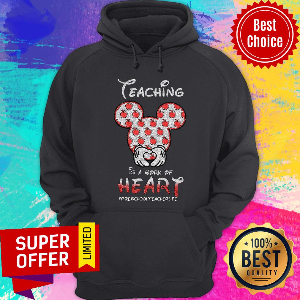 Mickey Mouse Teaching Is A Work Of Heart Shirt - Image 5