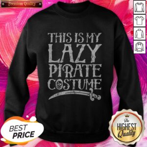 Alternative view of Premium This Is My Lazy Pirate Costume Funny Halloween Tees Shirt