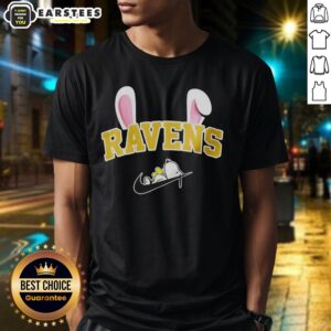 Awesome Baltimore Ravens X Snoopy Happy Easter T-Shirt