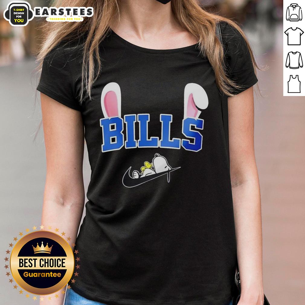 Awesome Buffalo Bills X Snoopy Happy Easter T-Shirt - Image 3