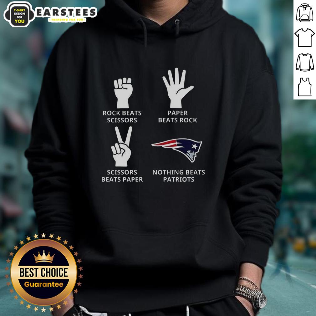 Official Nothing Beats New England Patriots Football Logo T-Shirt - Image 2