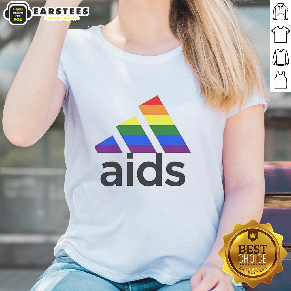 Top Aids LGBT Logo T-Shirt - Image 3