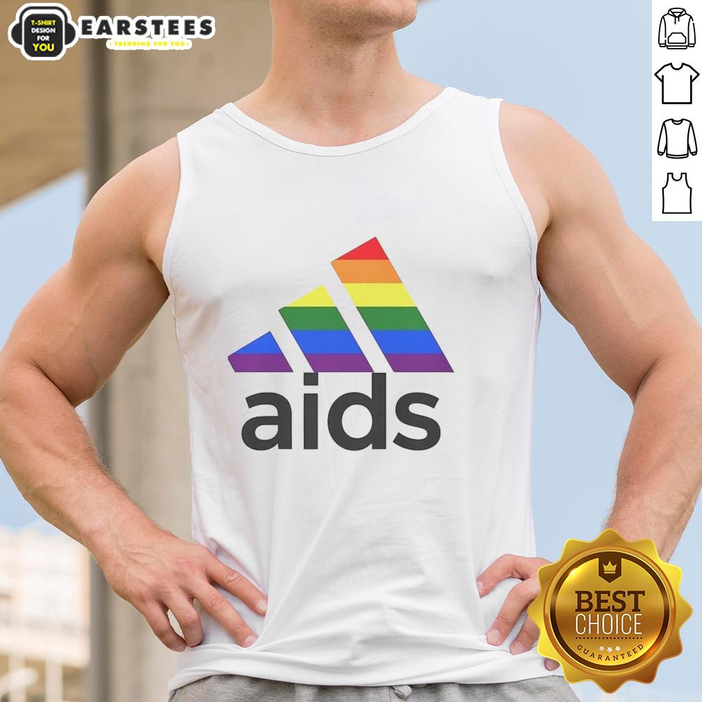Top Aids LGBT Logo T-Shirt - Image 4