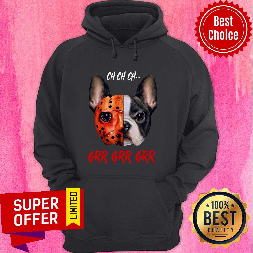 Nice Happy Halloween Dog Ch Ch Ch Grr Grr Grr Shirt - Image 3