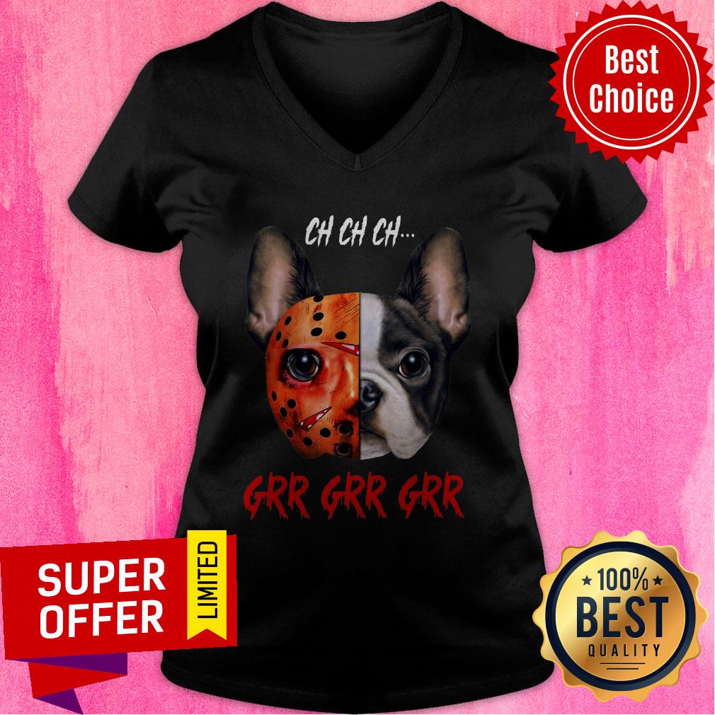 Nice Happy Halloween Dog Ch Ch Ch Grr Grr Grr Shirt - Image 4