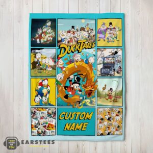 Good Disney Ducktales Cartoon Collage Blanket Fleece Customized Blanket