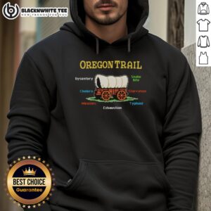 Alternative view of Top The Oregon Trail Oregon Trail Dysentery Snake Bite Cholera Starvation T-Shirt