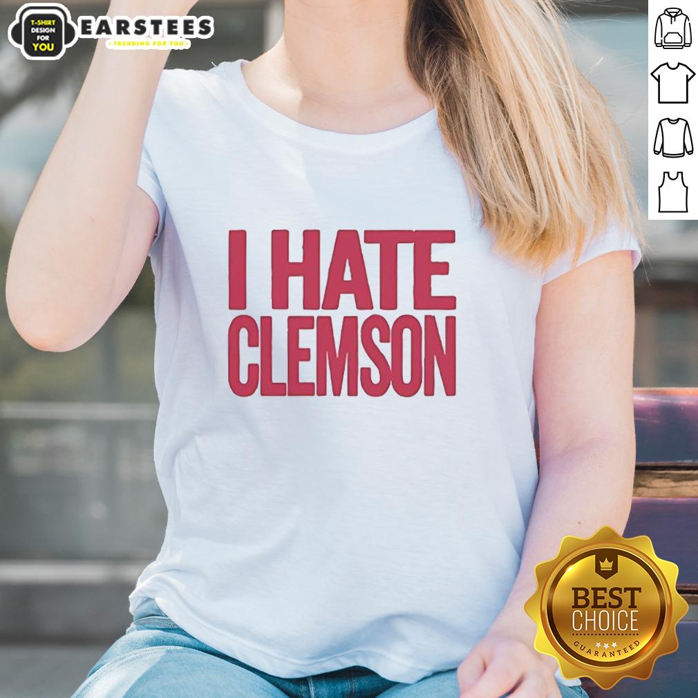 Nice Greg Clark I Hate Clemson T-Shirt - Image 3