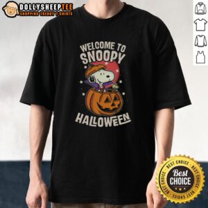 Nice Snoopyween Welcome To Snoopy Halloween T-Shirt