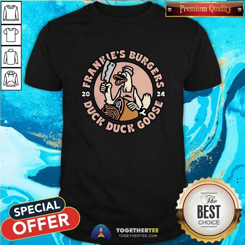 Official Duck Duck Goose X Frankie’s Burgers T-Shirt