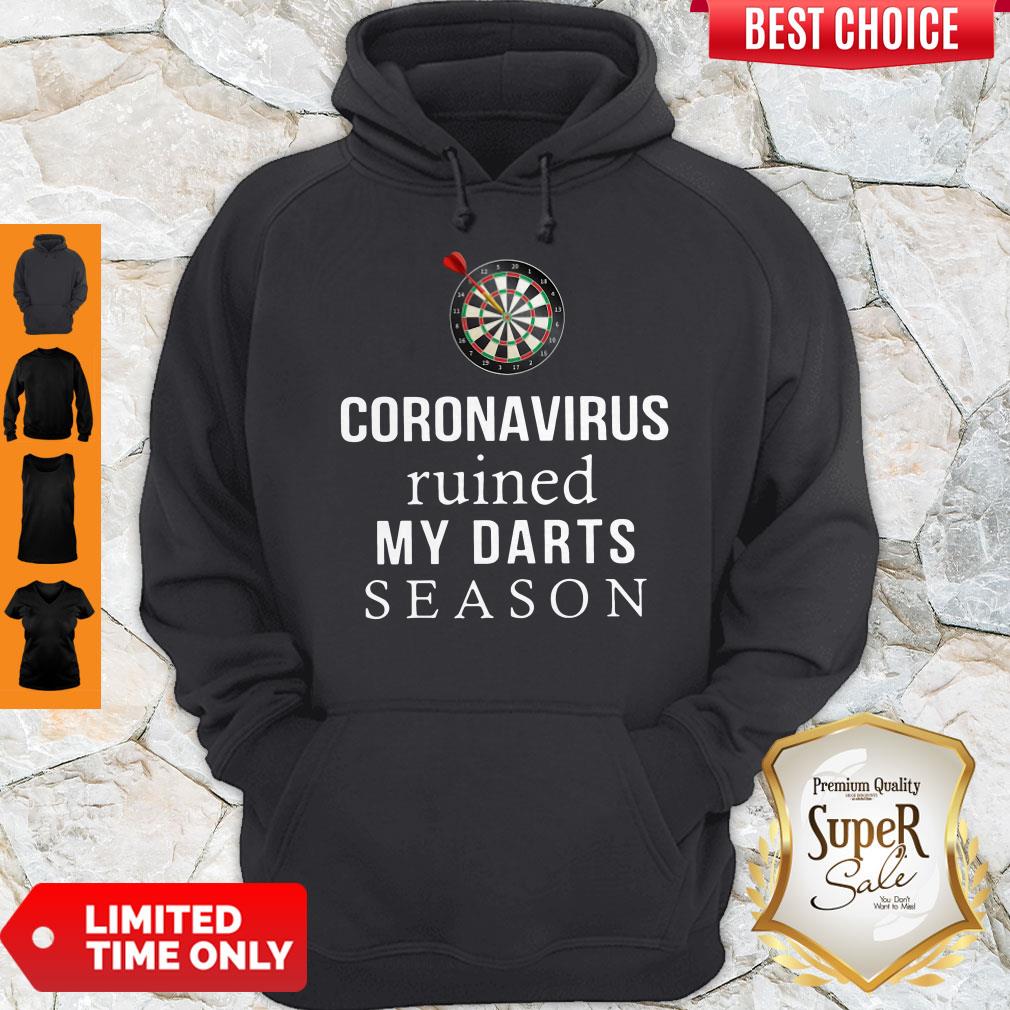 Nice Coronavirus Ruined My Darts Season Shirt - Image 3
