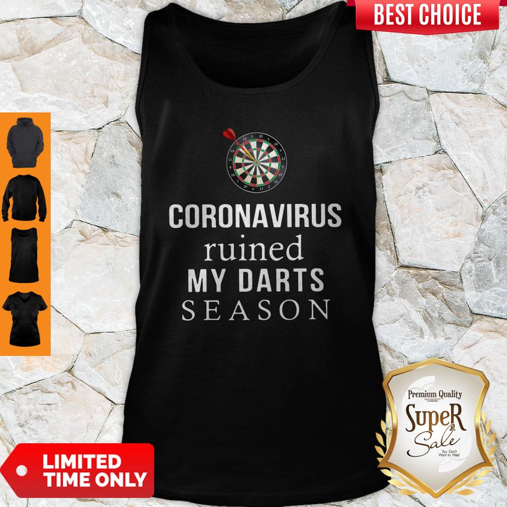 Nice Coronavirus Ruined My Darts Season Shirt - Image 5