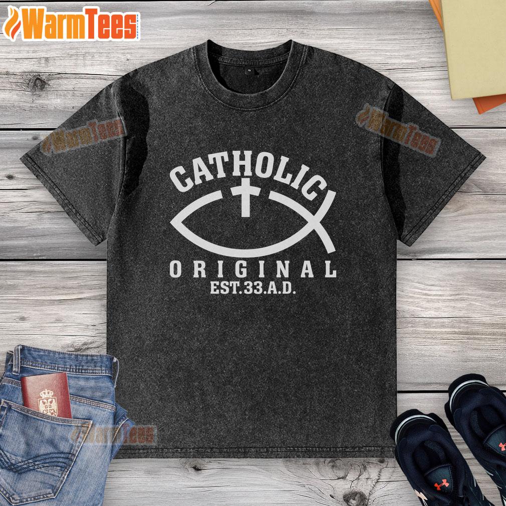 Awesome Original Catholic Church God Jesus Christ T-Shirt - Image 6