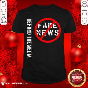 Elephant Defund The Media Fake News Shirt