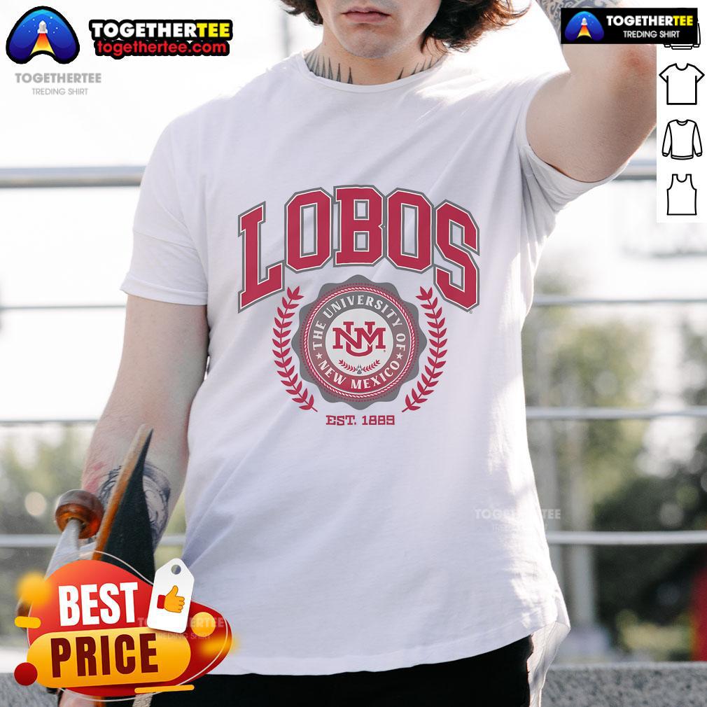 Official New Mexico Lobos Team Crest T-Shirt