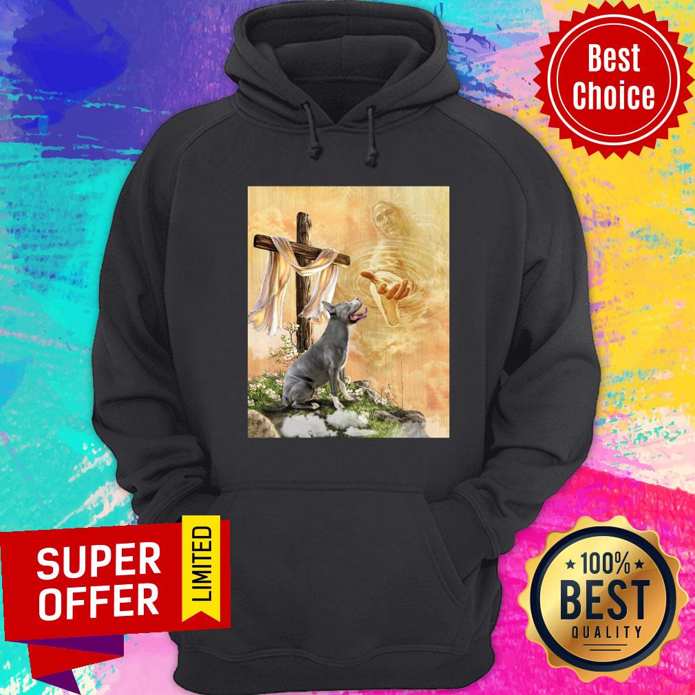 God Hand Canvas Pitbull Shirt - Image 5