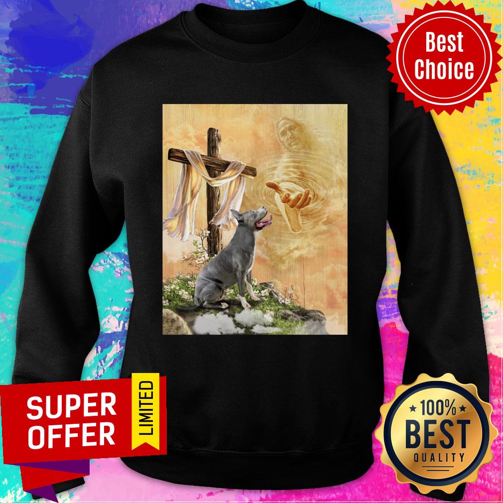 God Hand Canvas Pitbull Shirt - Image 4