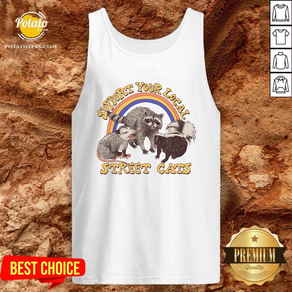 Official Support Your Local Street Cats Shirt - Image 3