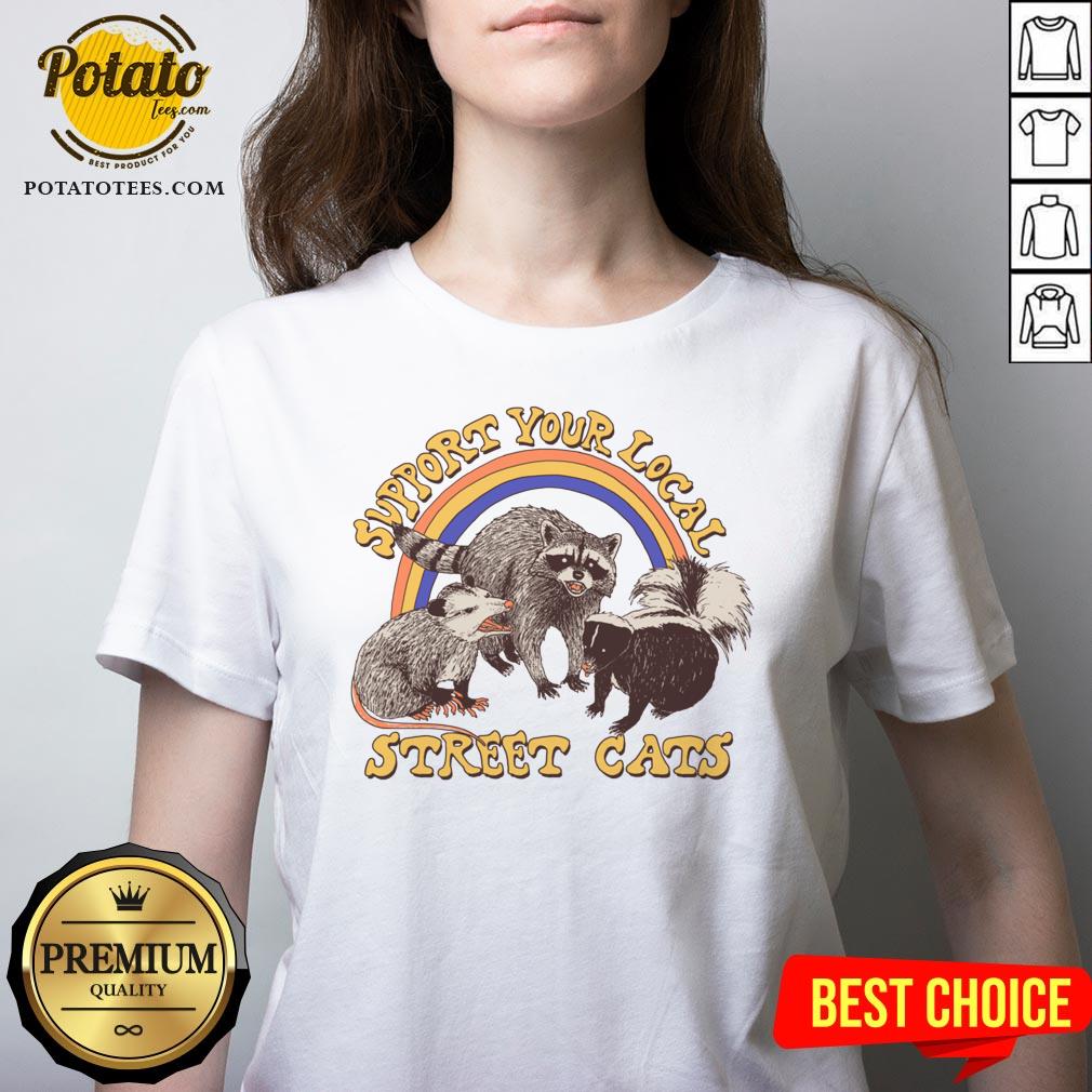 Official Support Your Local Street Cats Shirt - Image 2