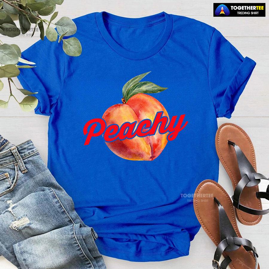 Peachy Funny Peach T-Shirt - Image 7