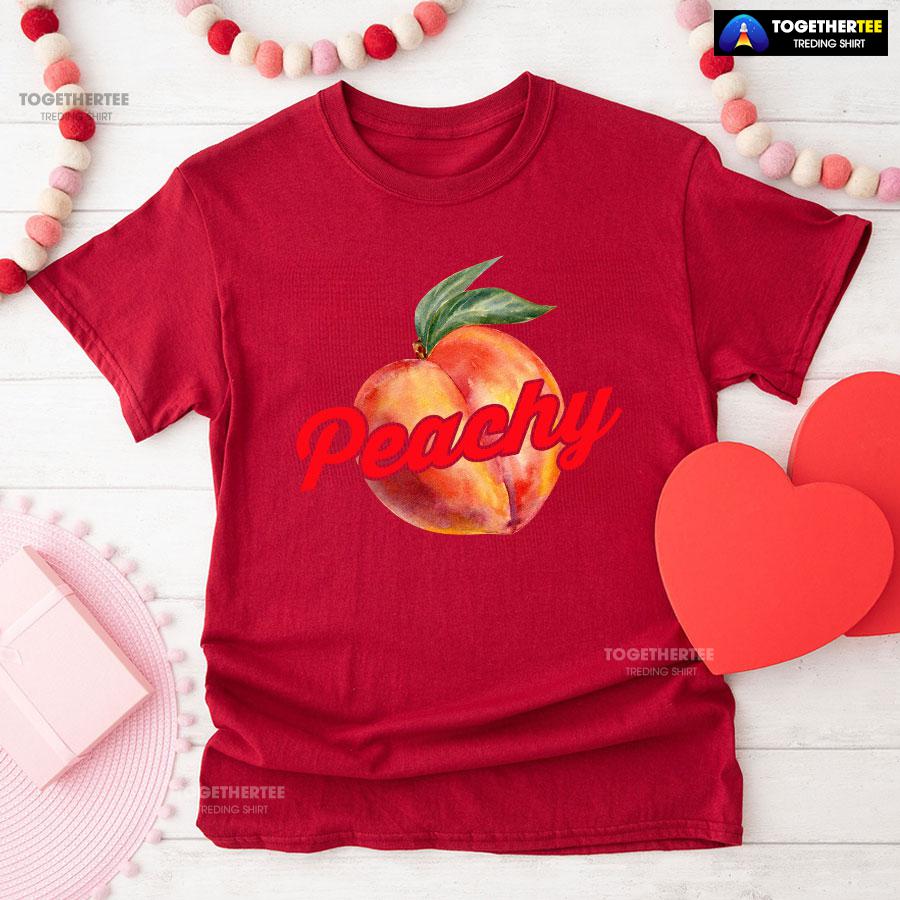 Peachy Funny Peach T-Shirt - Image 8