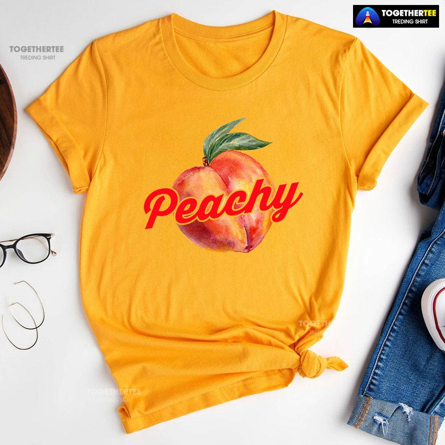 Peachy Funny Peach T-Shirt - Image 10