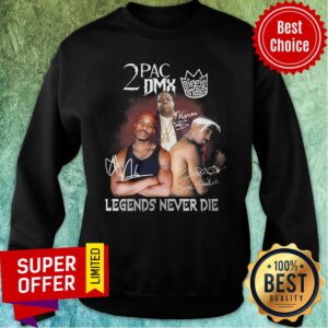 Alternative view of Tupac Shakur 2Pac DMX Legends Never Die Shirt