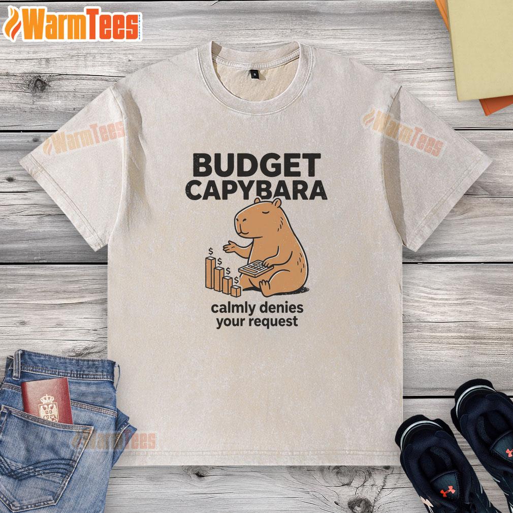 Official Budget Capybara T-Shirt - Image 6