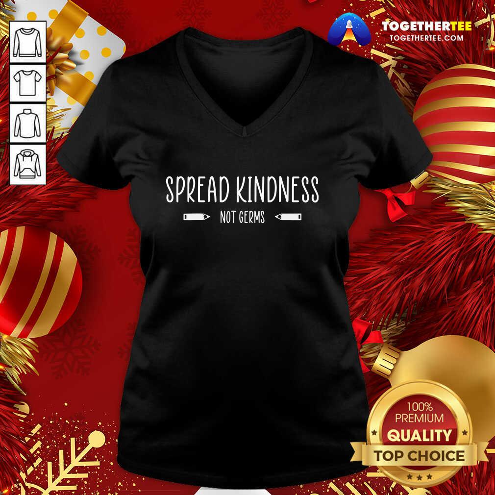 Good Spread Kindness Not Germs Teacher School Kindergarten Shirt - Image 2