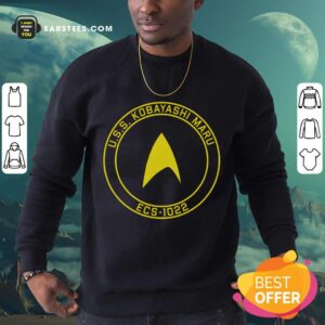 Alternative view of Top USS Kobayashi Maru ECS 1022 Shirt